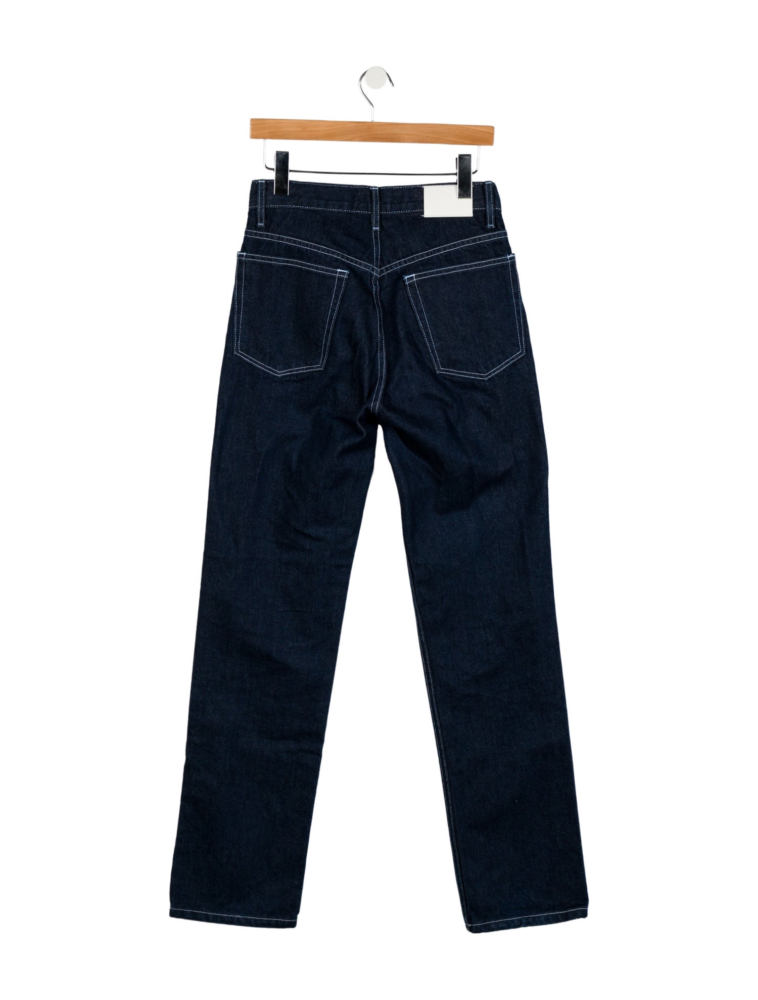 EB DENIM Mid-Rise Straight Leg Jeans