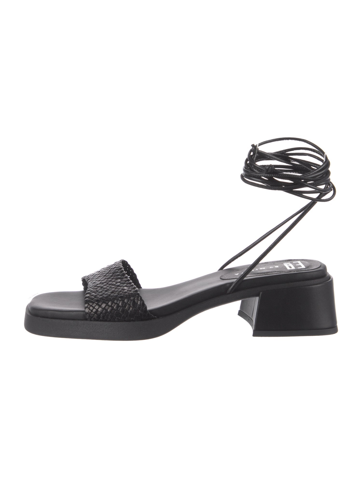 EB by Miista Leather Slingback Sandals