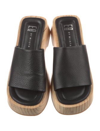 EB by Miista Leather Slides