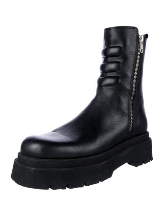 EB by Miista Leather Combat Boots