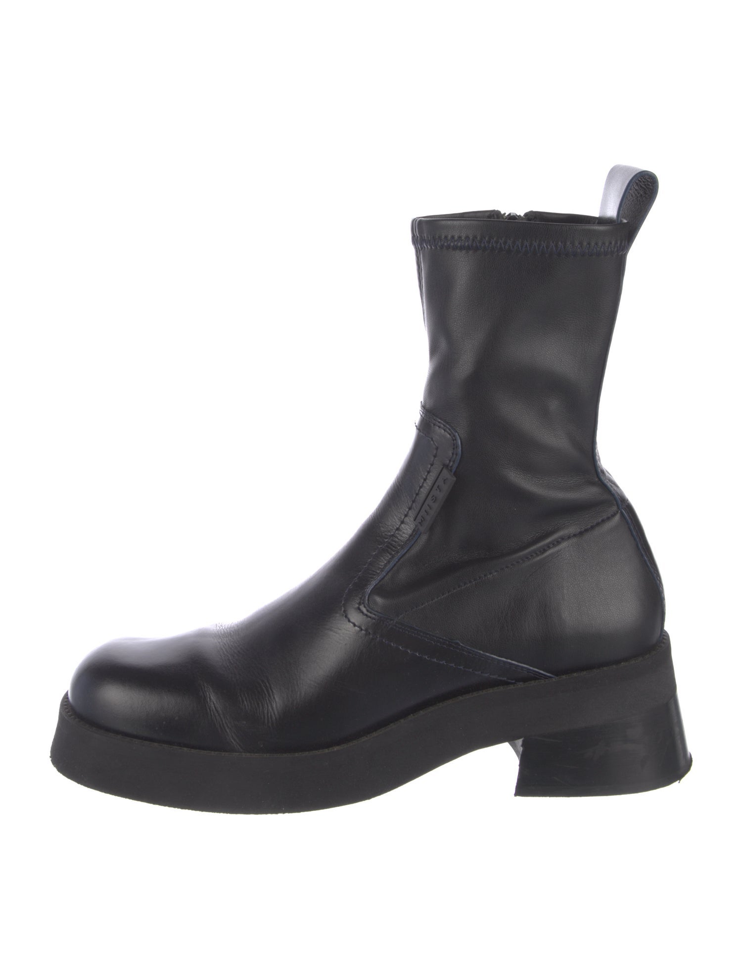 EB by Miista Leather Sock Boots