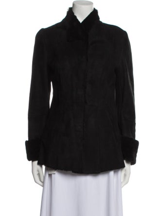 Elements by Vakko Shearling Jacket