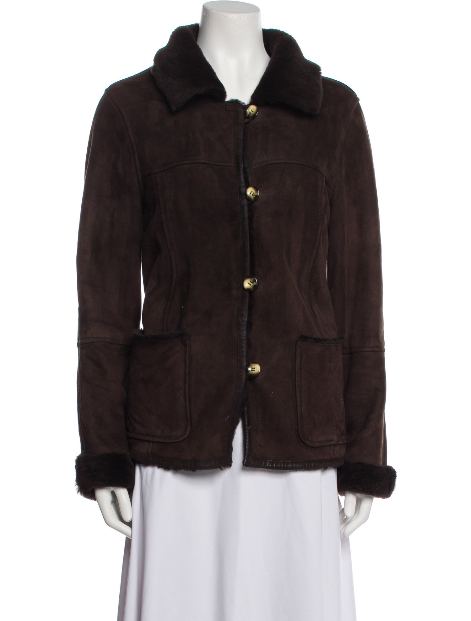 Elements by Vakko Lamb Leather Fur Jacket