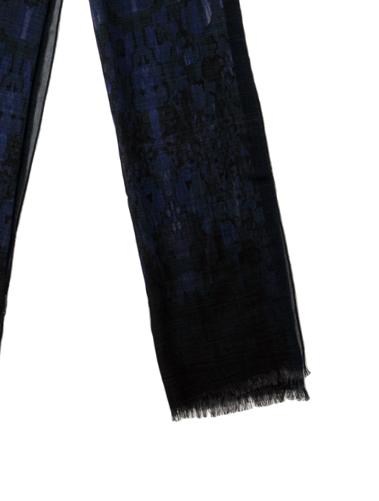 Elements by Vakko Wool Printed Scarf w/ Tags