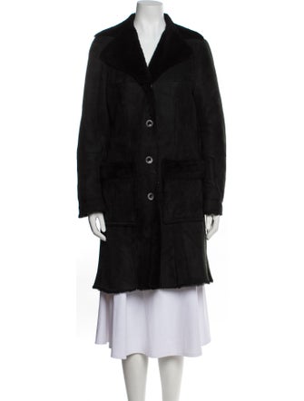 Elements by Vakko Shearling Fur Coat