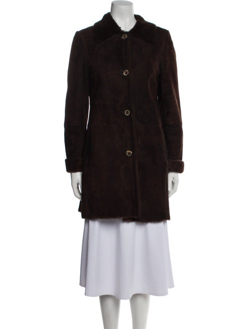 Elements by Vakko Shearling Faux Fur Coat