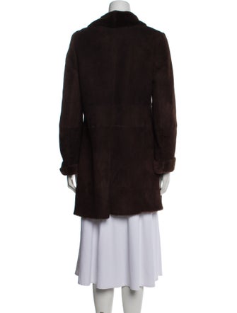 Elements by Vakko Shearling Faux Fur Coat