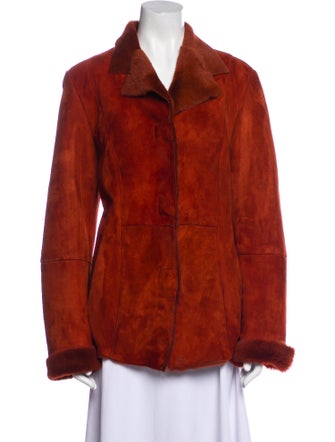 Elements by Vakko Shearling Fur Jacket