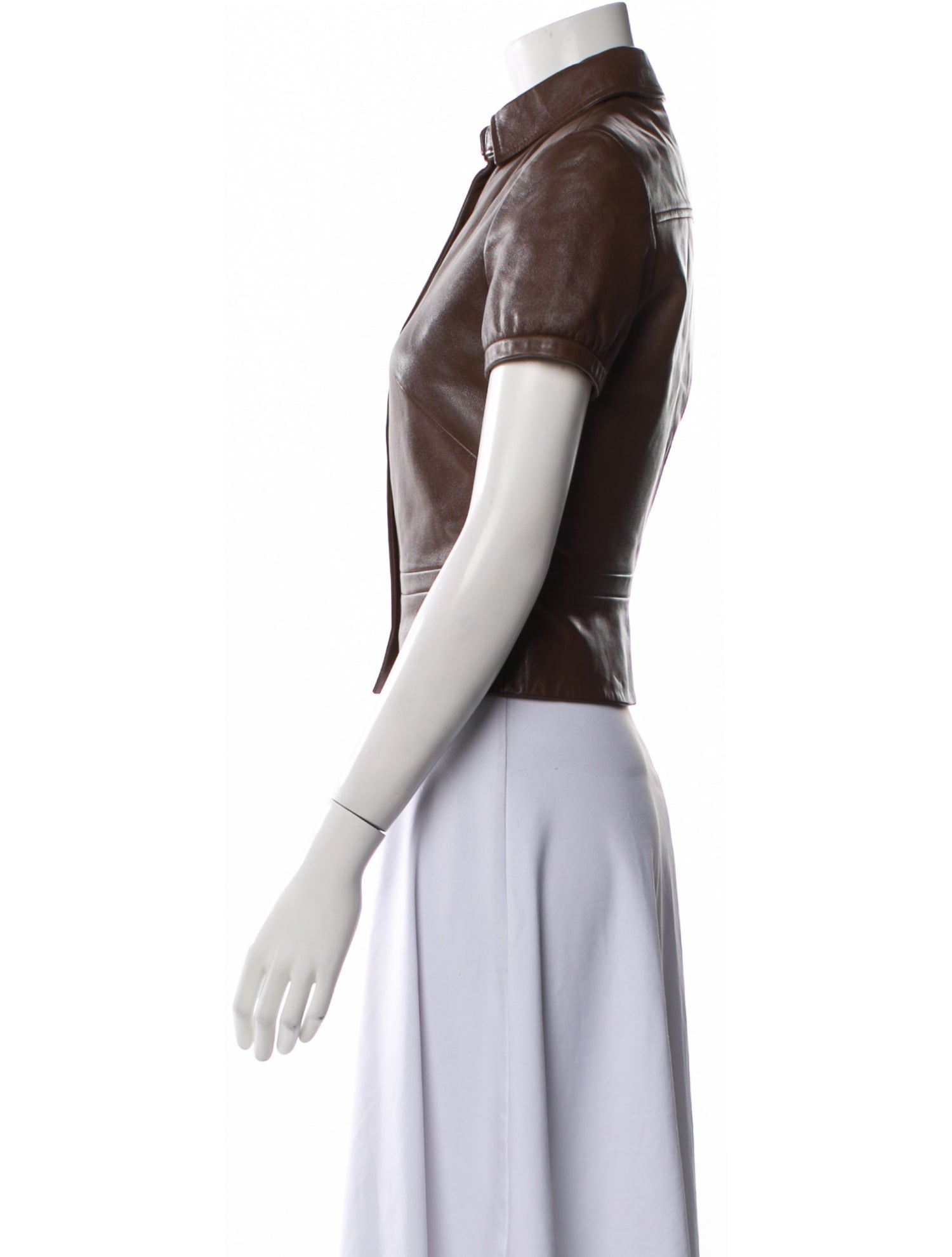 Elements by Vakko Leather Jacket