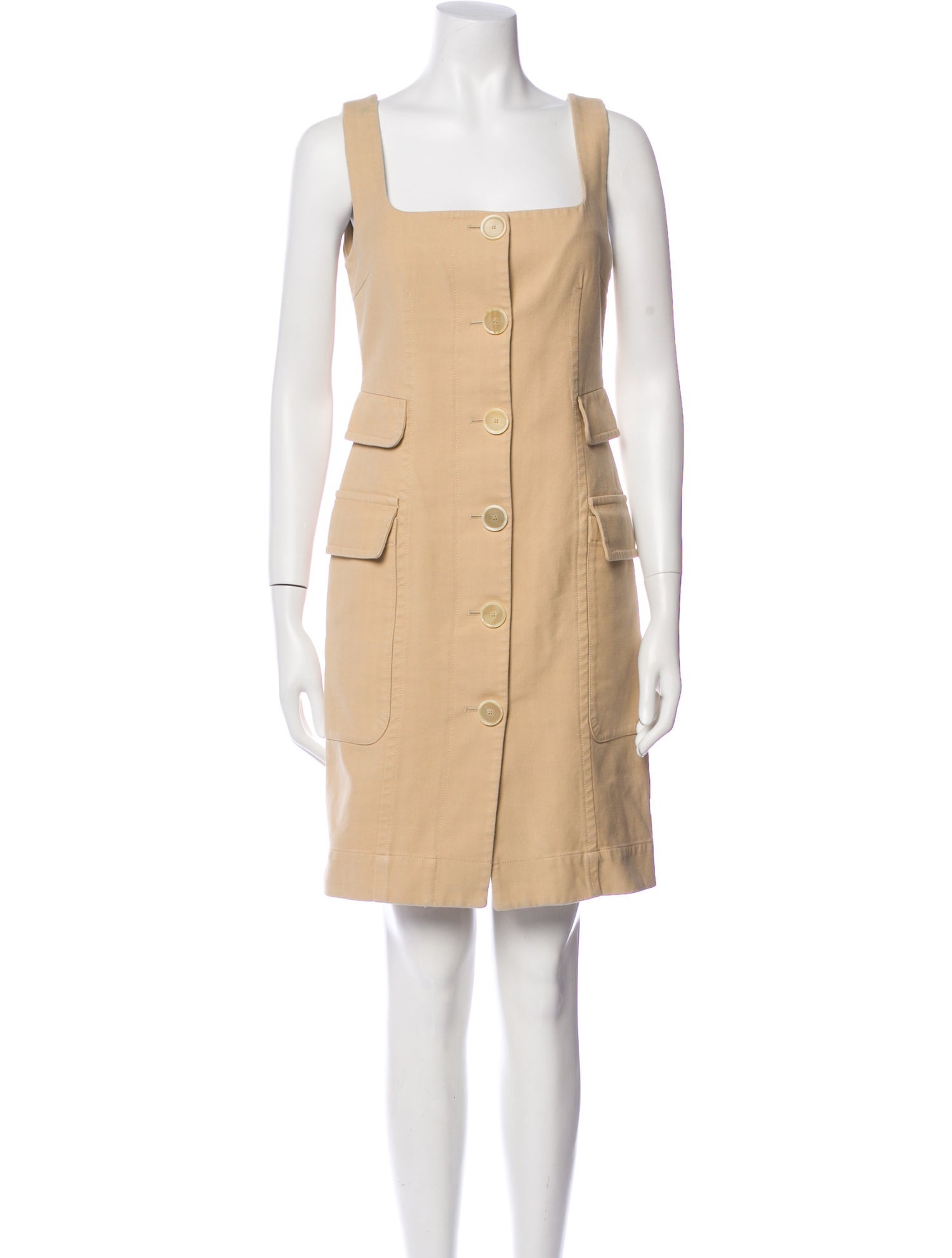 Erika Cavallini Square Neckline Mini Dress