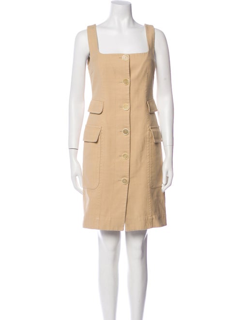 Erika Cavallini Square Neckline Mini Dress