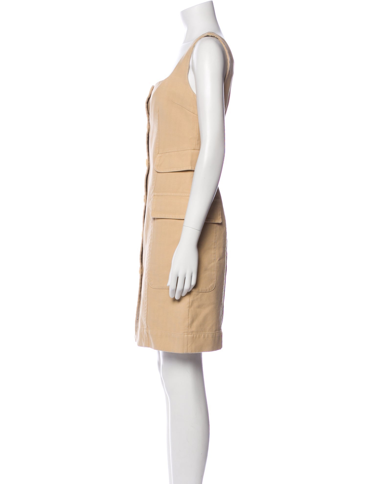 Erika Cavallini Square Neckline Mini Dress