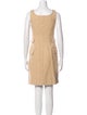 Erika Cavallini Square Neckline Mini Dress
