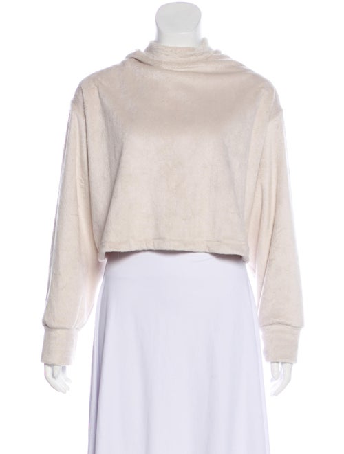 Eckhaus Latta Mock Neck Sweater White