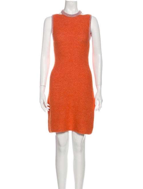Eckhaus Latta Alpaca Mini Dress w/ Tags Orange
