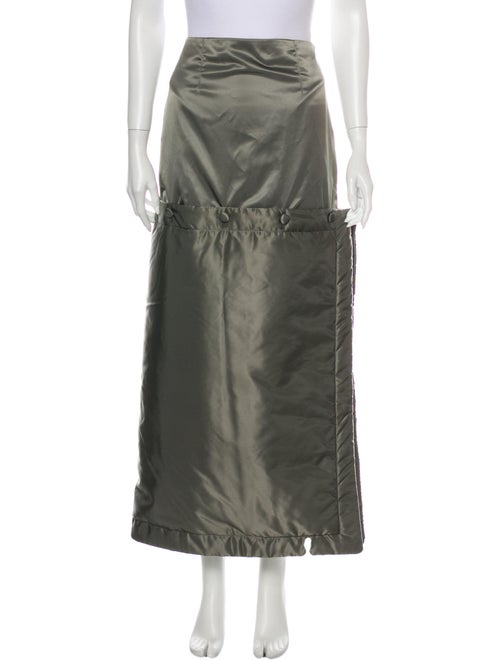 Eckhaus Latta Midi Length Skirt w/ Tags Green