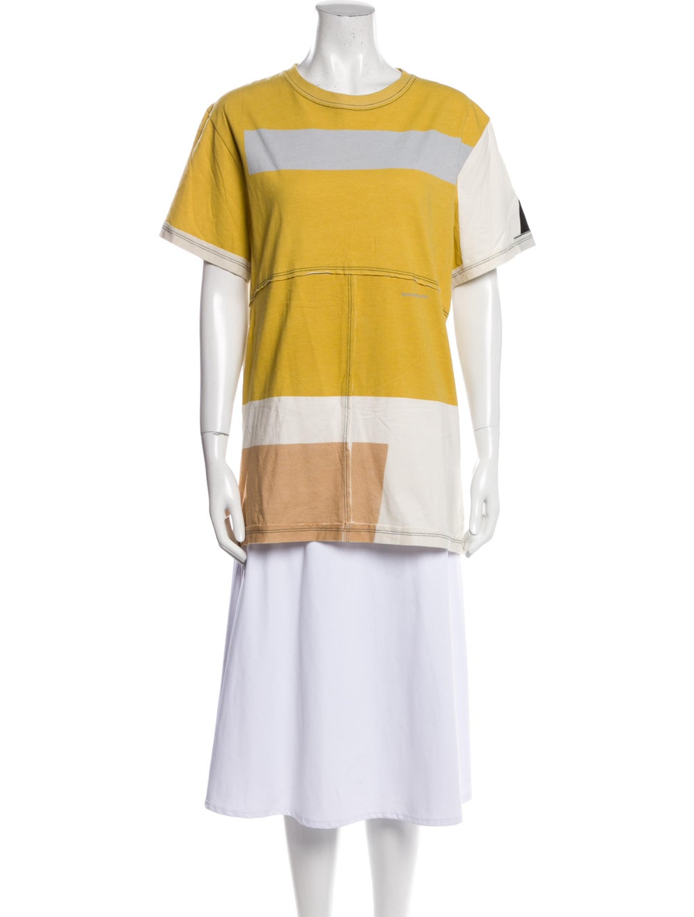 Eckhaus Latta Striped Crew Neck Tunic - image 1
