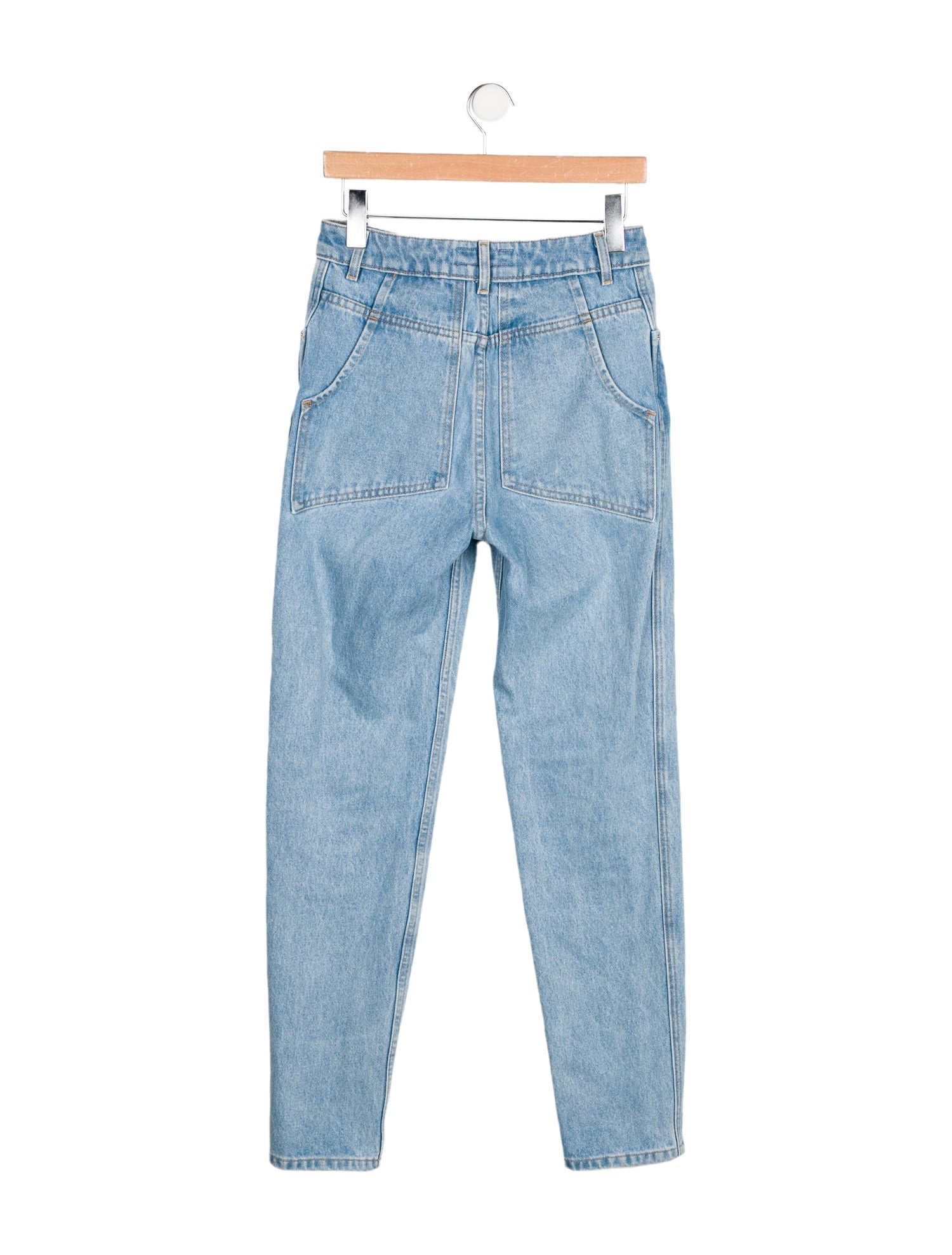 Eckhaus Latta High-Rise Straight Leg Jeans