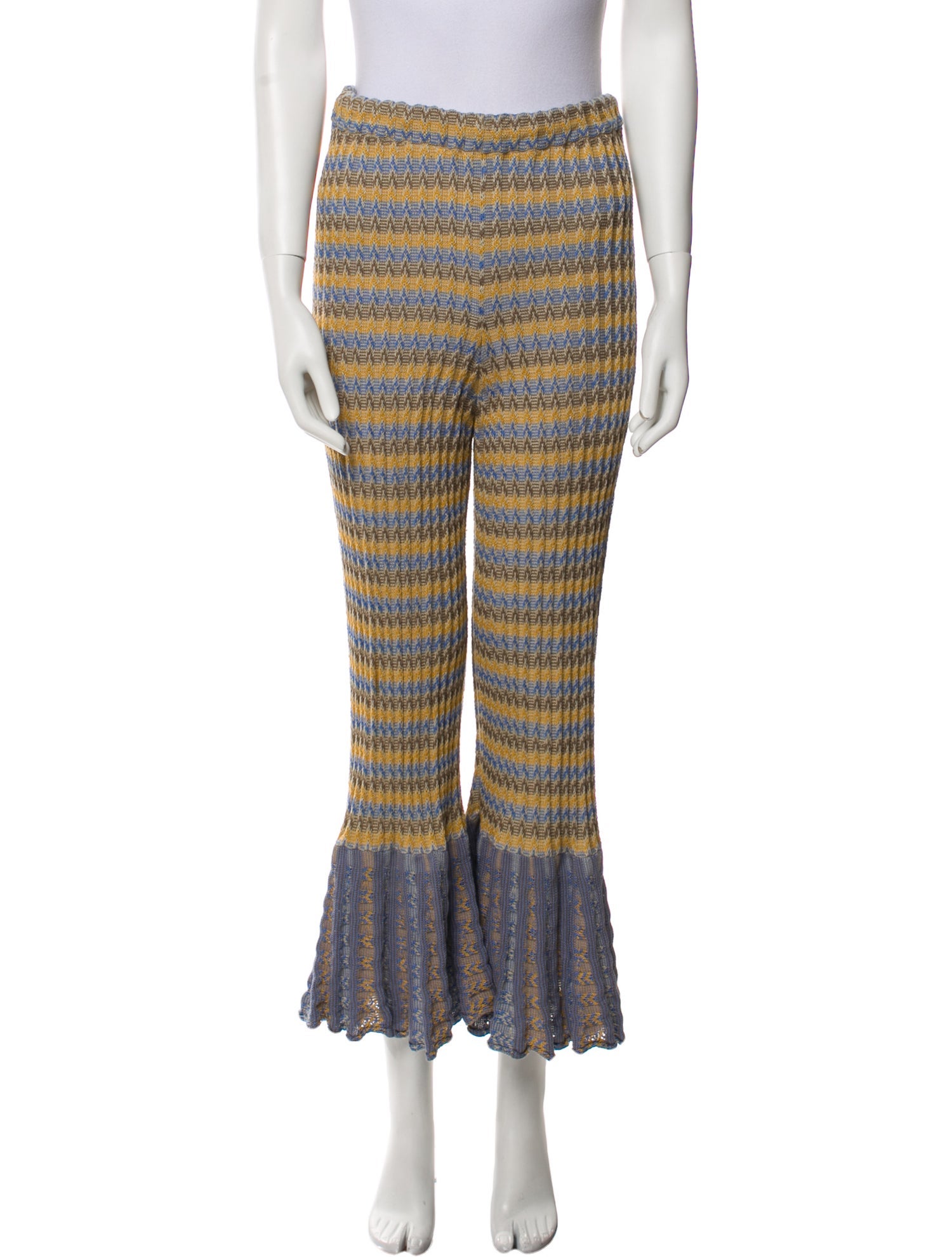 Eckhaus Latta Printed Wide Leg Pants