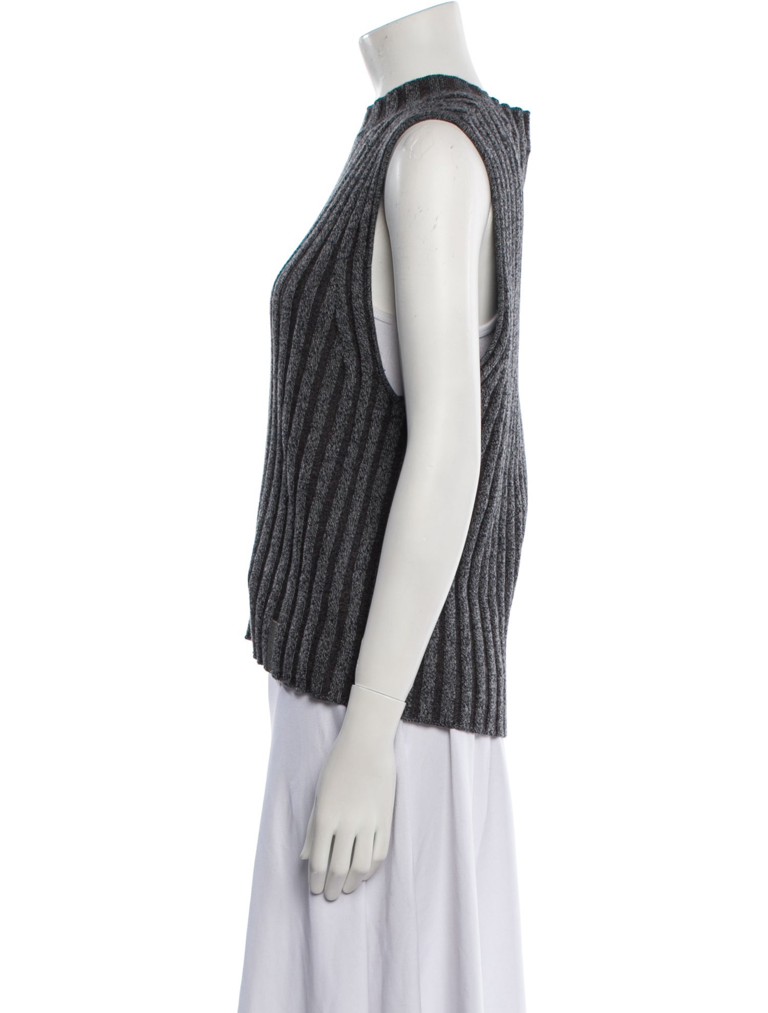 Eckhaus Latta Merino Wool Mock Neck Sweater