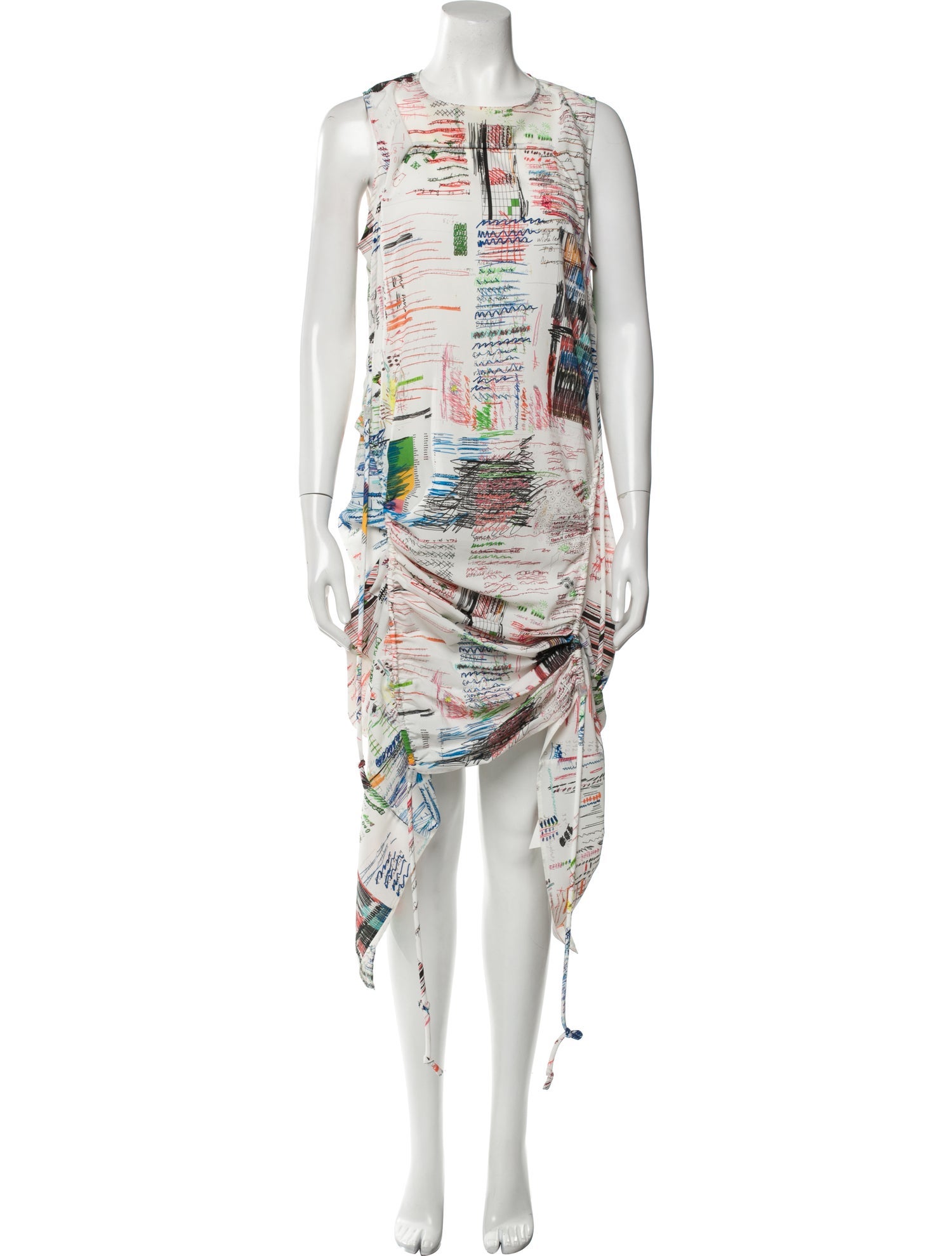 Eckhaus Latta Printed Midi Length Dress
