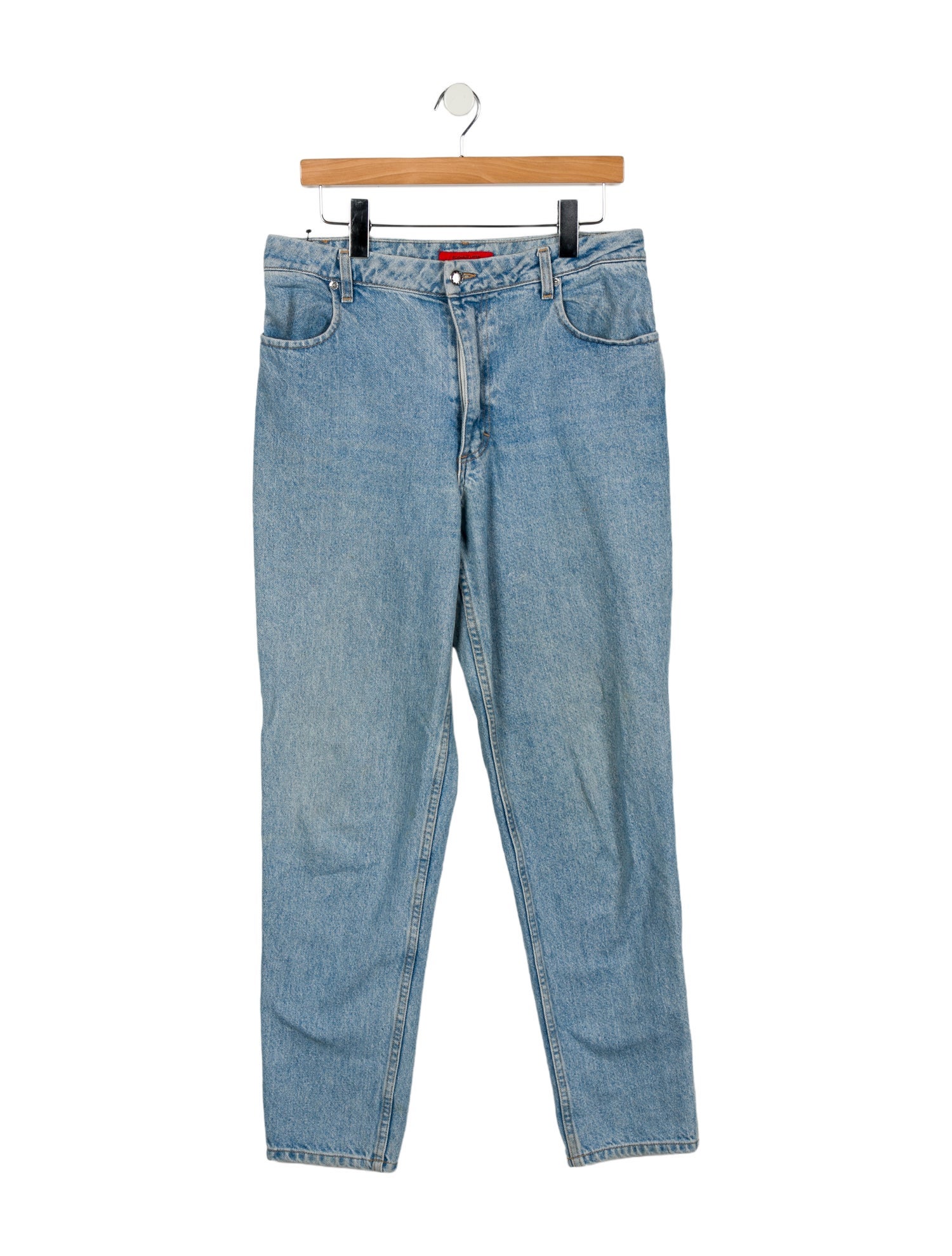 Eckhaus Latta High-Rise Straight Leg Jeans