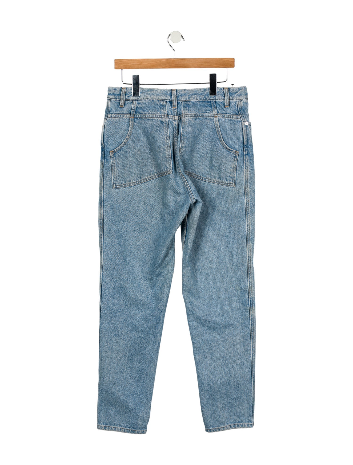 Eckhaus Latta High-Rise Straight Leg Jeans