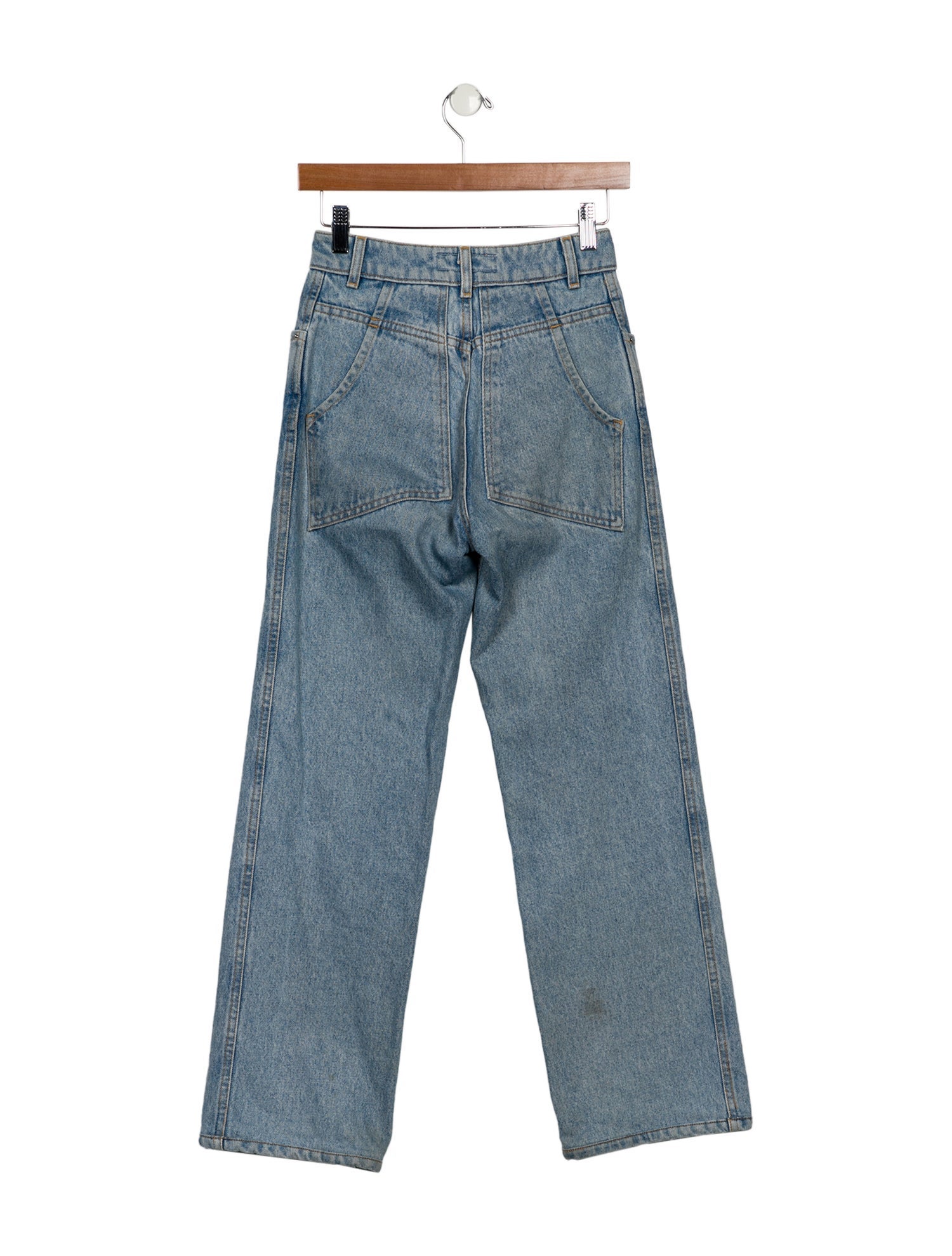 Eckhaus Latta High-Rise Wide Leg Jeans