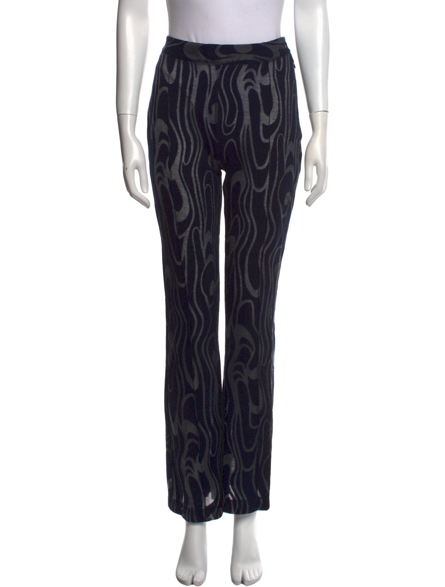 Eckhaus Latta Striped Wide Leg Pants