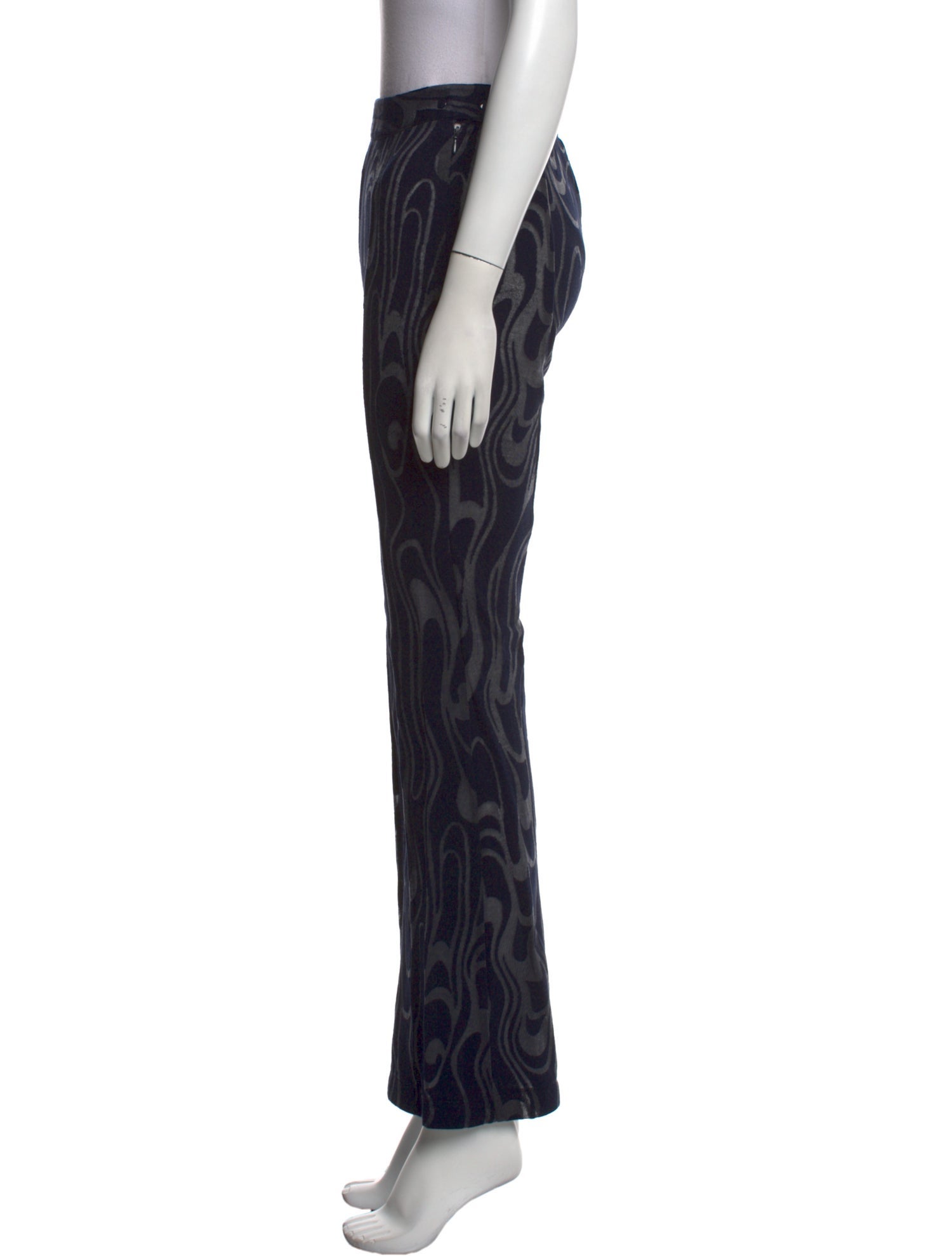 Eckhaus Latta Striped Wide Leg Pants