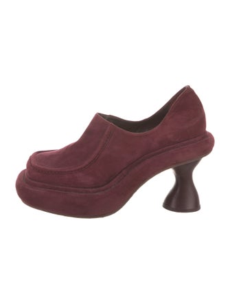 Eckhaus Latta Suede Pumps