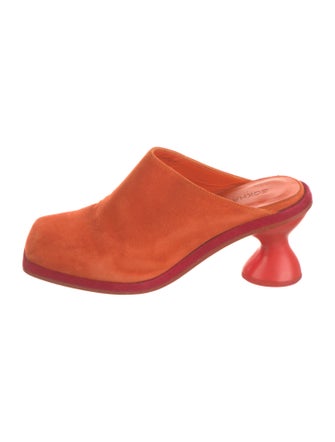 Eckhaus Latta Suede Mules