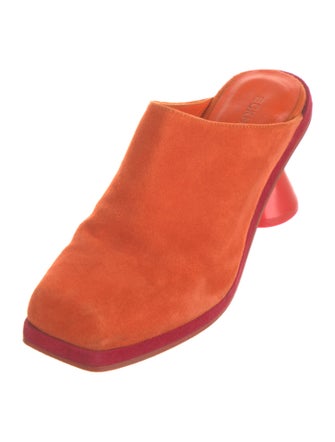 Eckhaus Latta Suede Mules