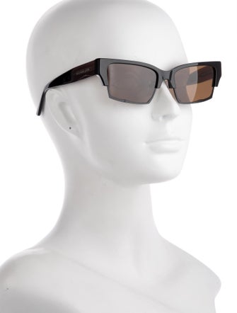 Eckhaus Latta Square Tinted Sunglasses