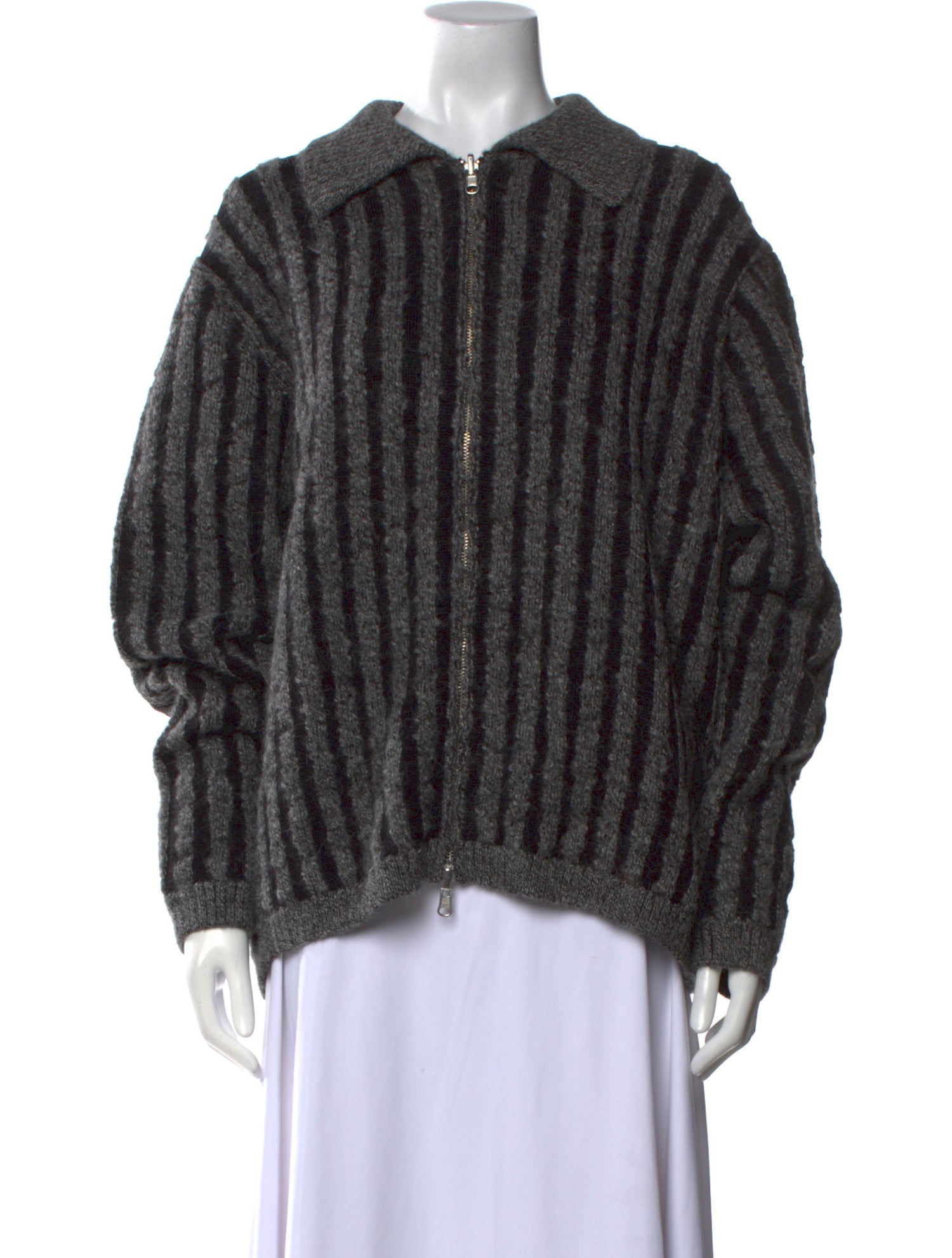 Eckhaus Latta Alpaca Striped Sweater