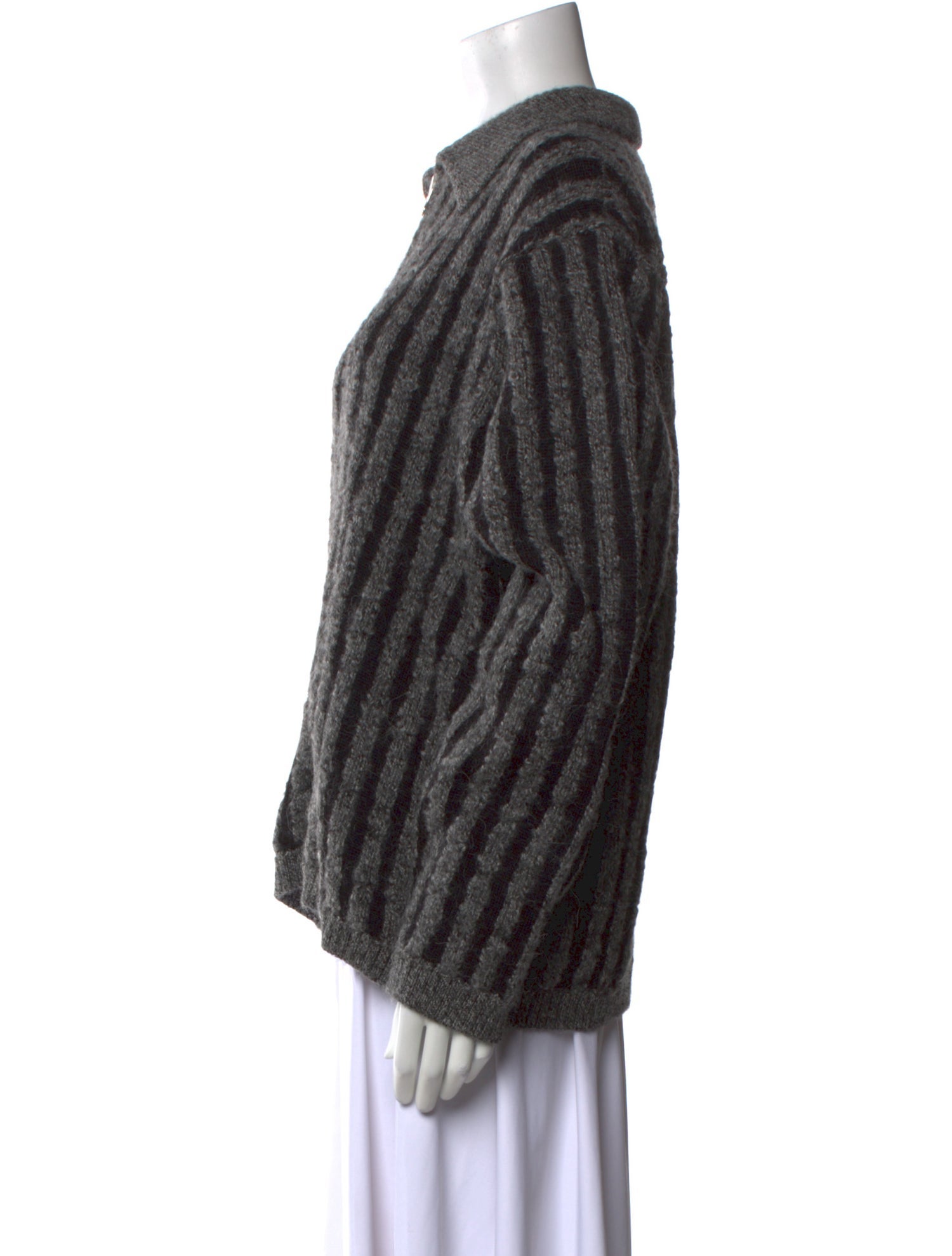 Eckhaus Latta Alpaca Striped Sweater