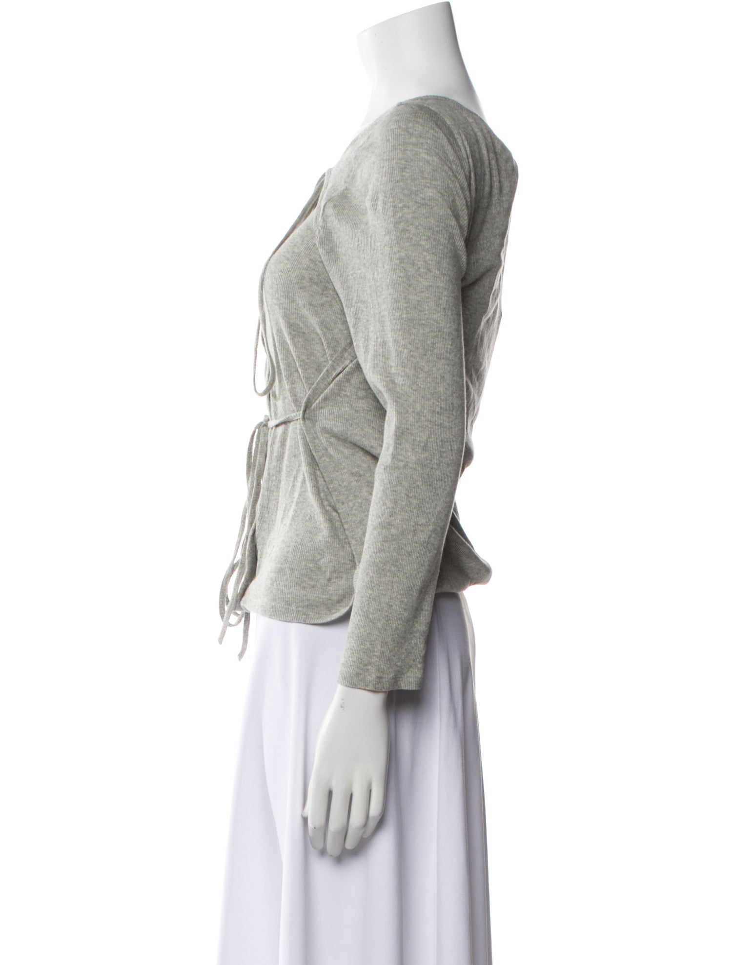 Eckhaus Latta Scoop Neck Long Sleeve Top w/ Tags