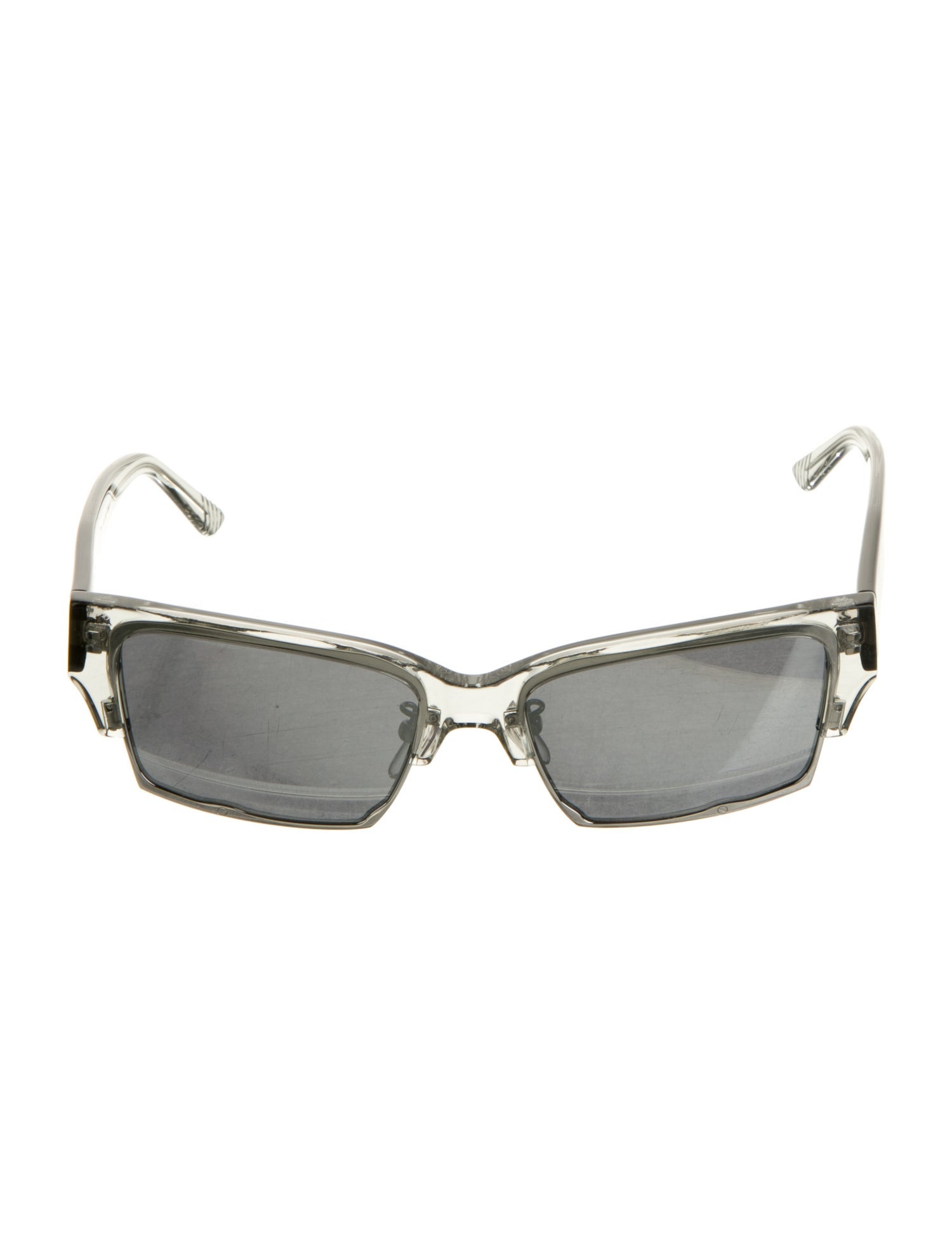 Eckhaus Latta Square Mirrored Sunglasses w/ Tags