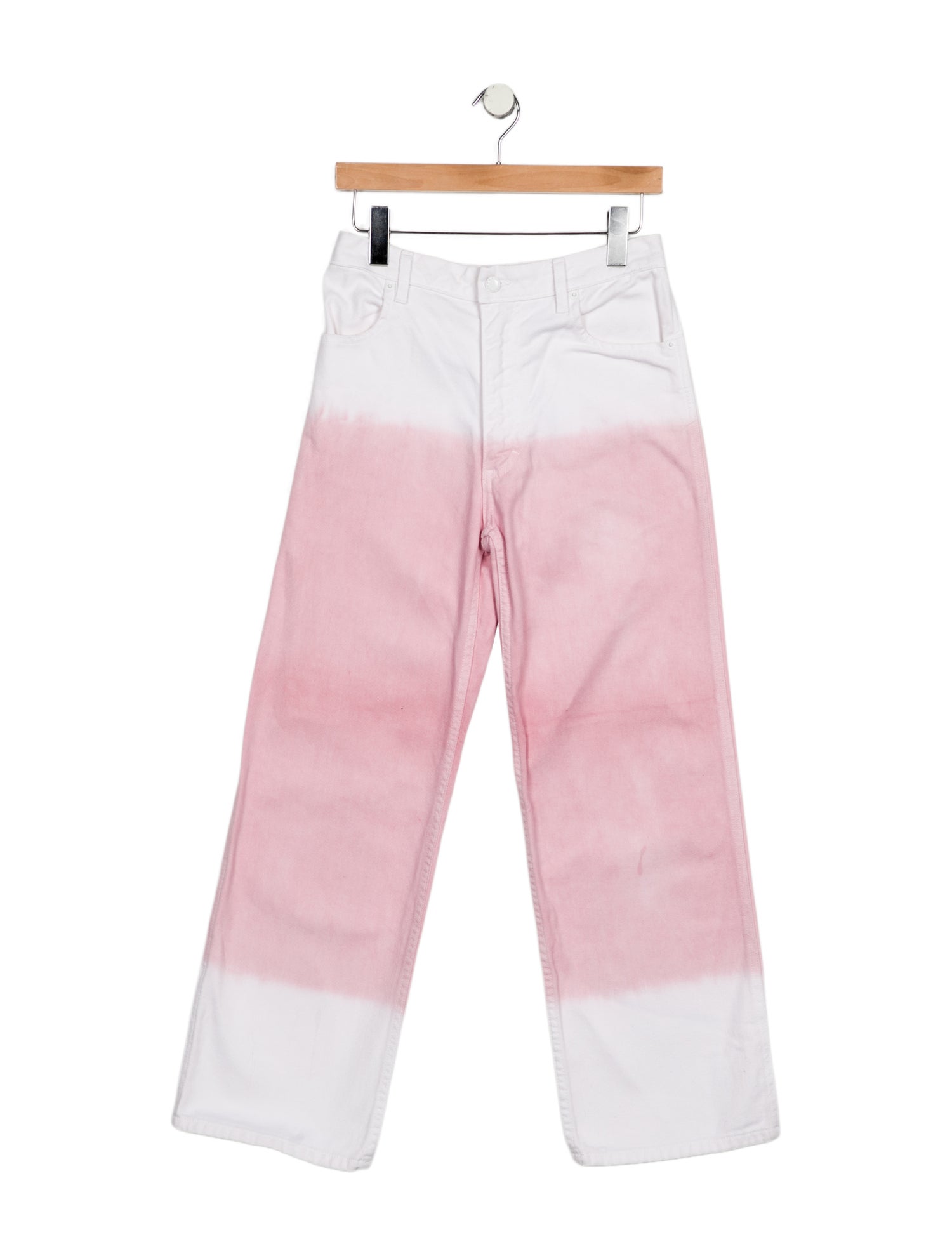 Eckhaus Latta Mid-Rise Wide Leg Jeans