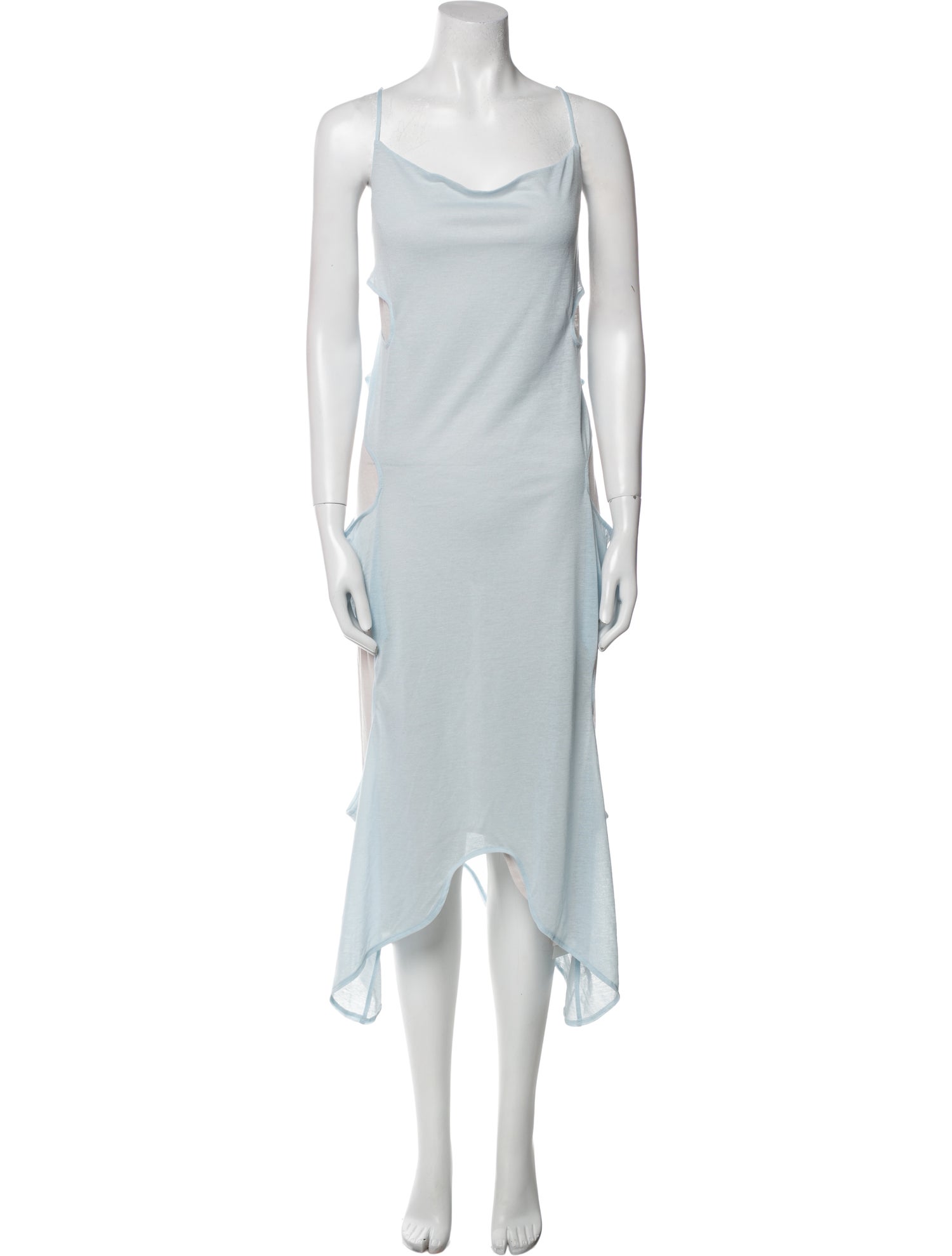 Eckhaus Latta Cowl Neck Long Dress w/ Tags