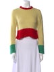 Eckhaus Latta Alpaca Colorblock Pattern Sweater