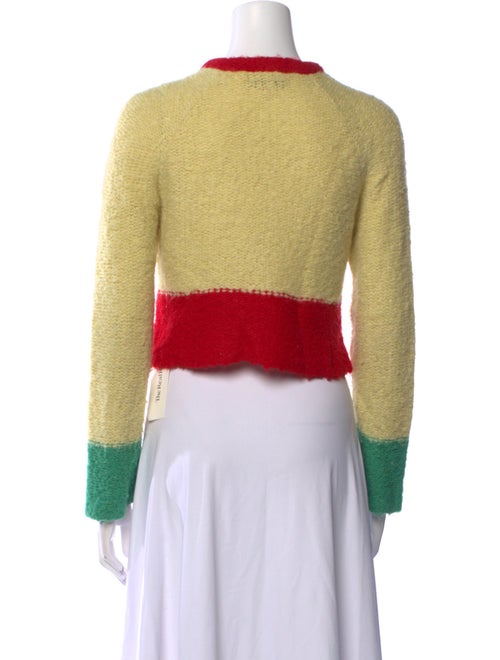 Eckhaus Latta Alpaca Colorblock Pattern Sweater