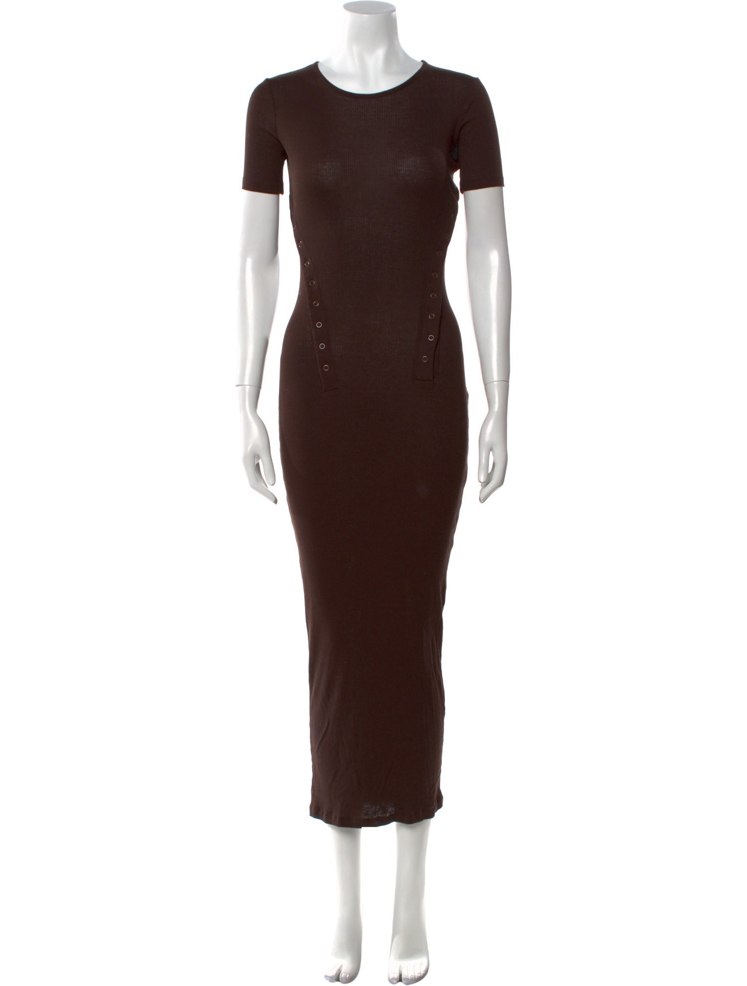 Eckhaus Latta Crew Neck Long Dress