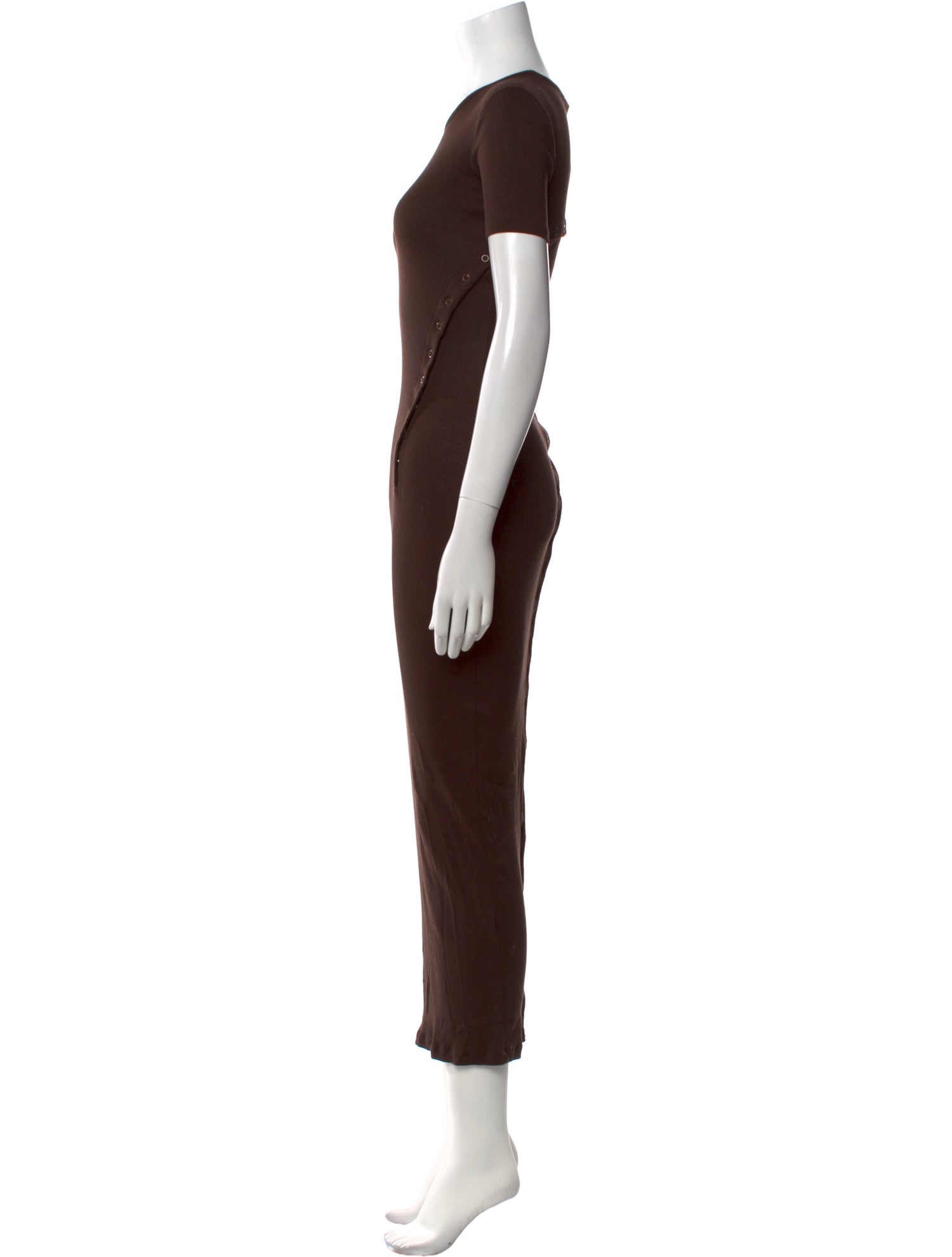 Eckhaus Latta Crew Neck Long Dress