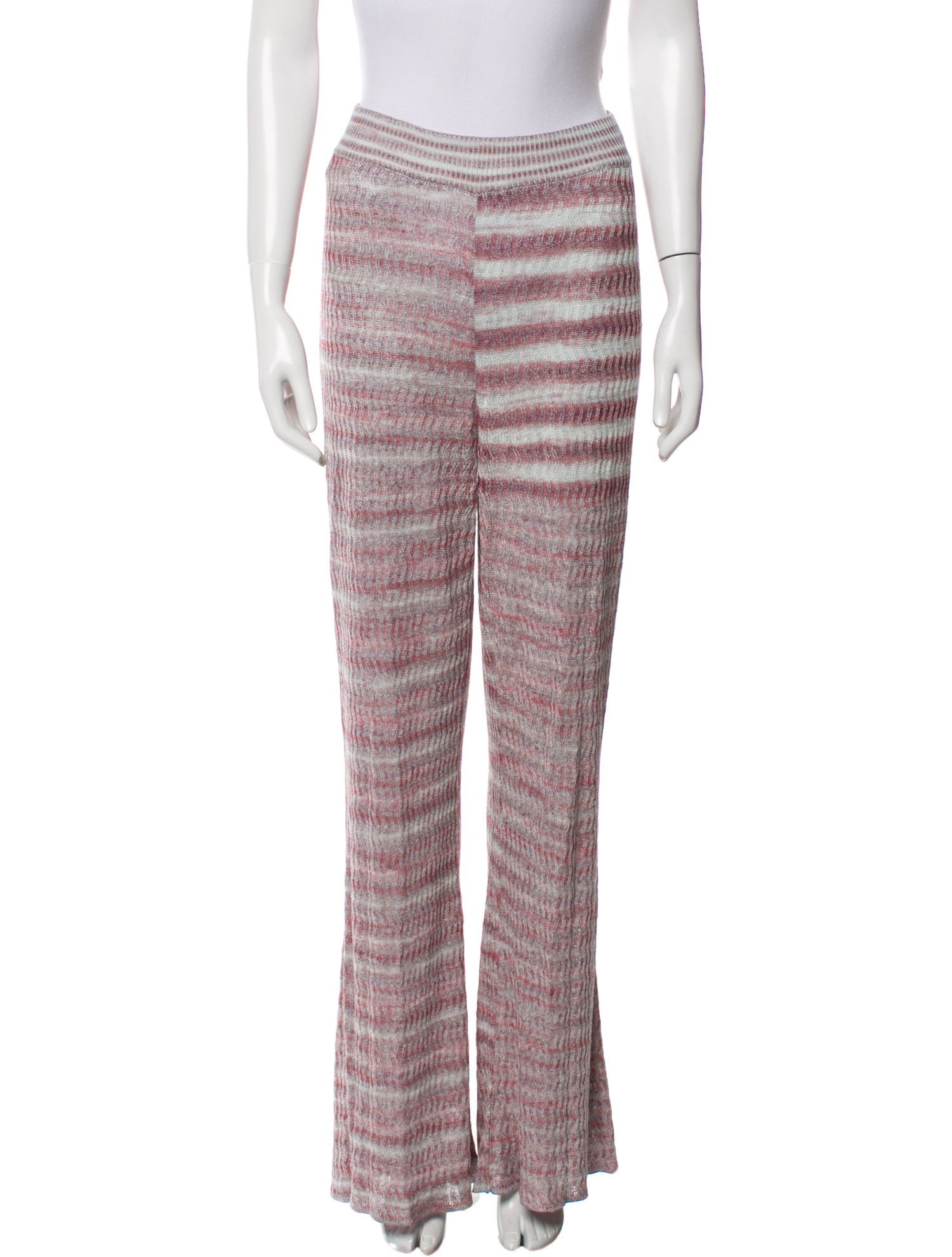 Eckhaus Latta Striped Wide Leg Pants