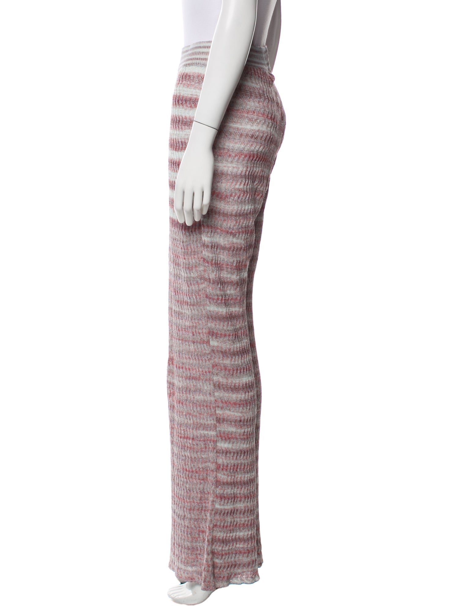 Eckhaus Latta Striped Wide Leg Pants