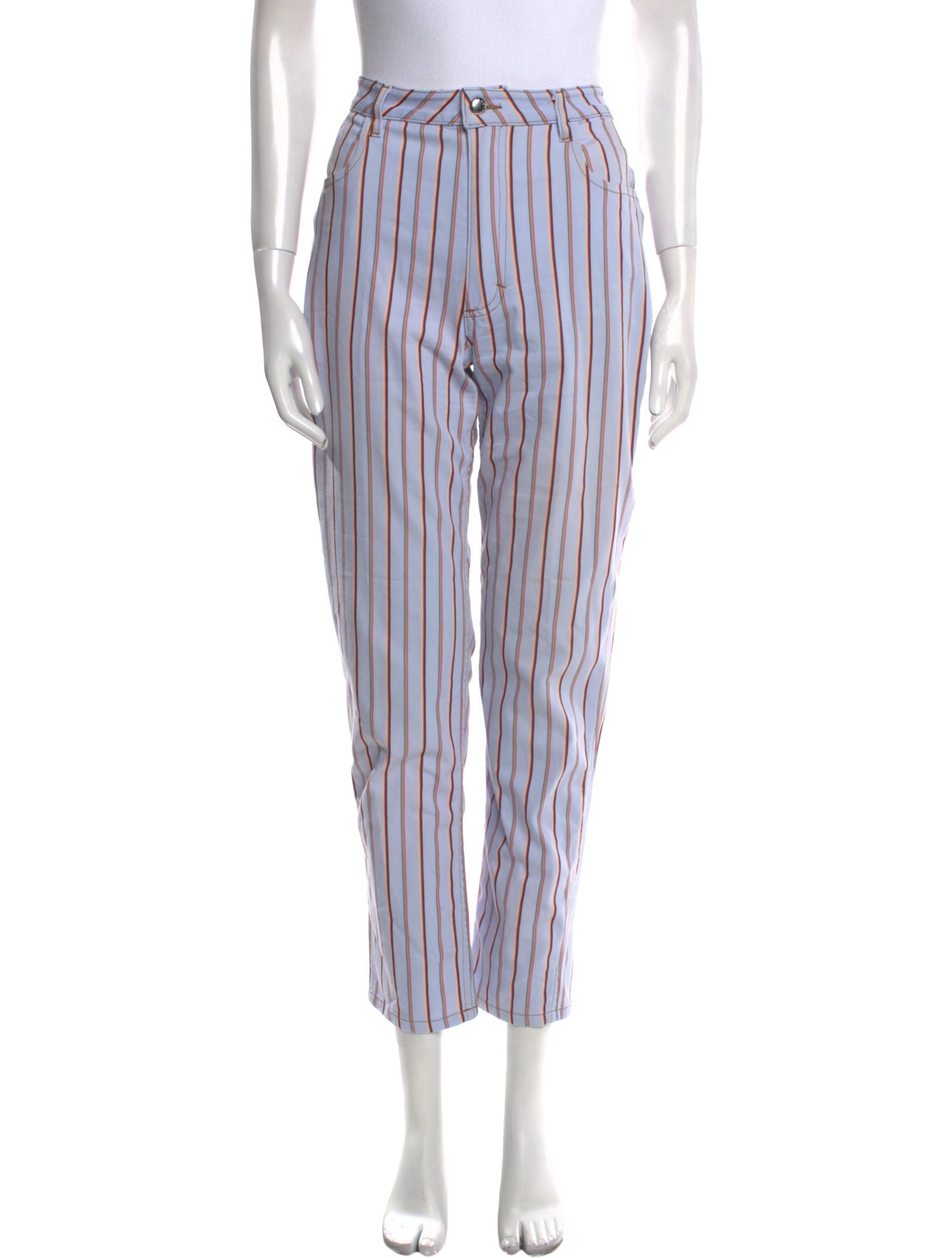 Eckhaus Latta High-Rise Straight Leg Jeans