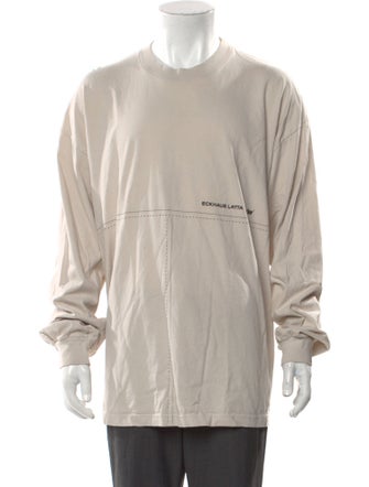 Eckhaus Latta Graphic Print Crew Neck T-Shirt