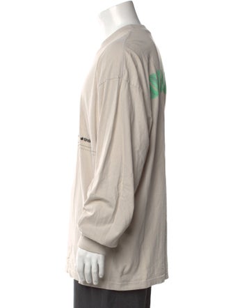 Eckhaus Latta Graphic Print Crew Neck T-Shirt