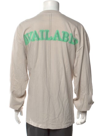 Eckhaus Latta Graphic Print Crew Neck T-Shirt